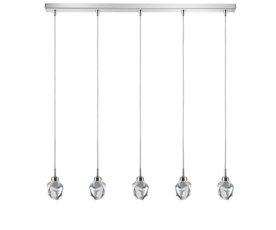 5φωτη Μπάρα 01464 LED 15W Γυαλί