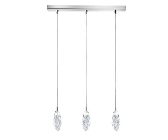 3φωτη Μπάρα 01466 LED 9W Γυαλί