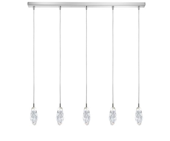 5φωτη Μπάρα 01466 LED 15W Γυαλί