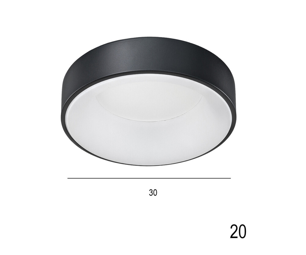 Φωτιστικό Οροφής D30 01504 LED 20W