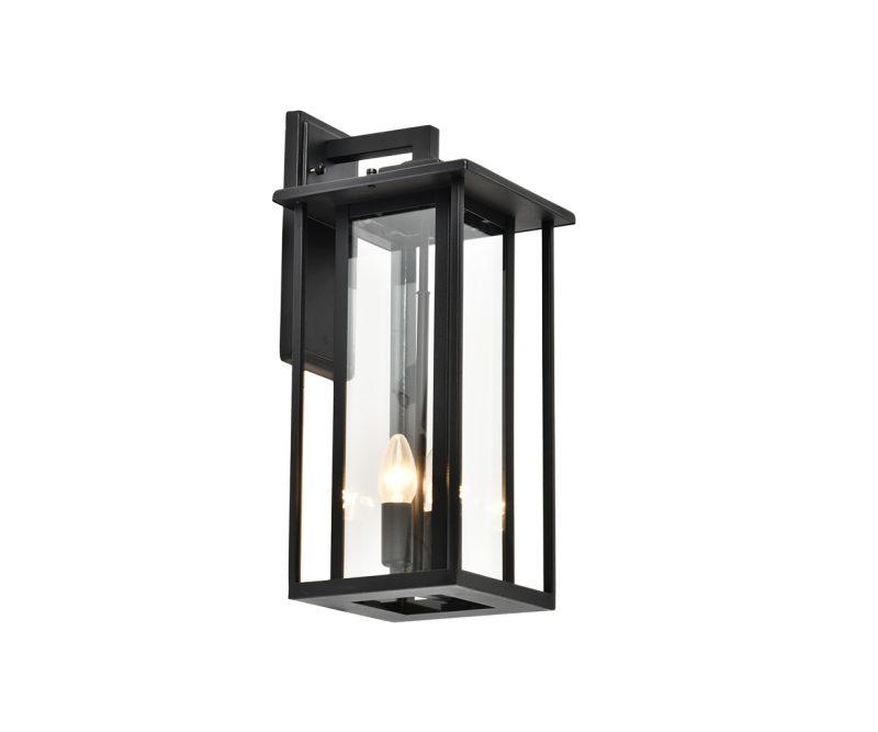 Απλίκα Τοίχου 01551 2xE14 LED Μαύρο