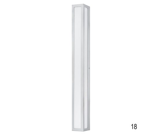 Απλίκα Τοίχου H80cm 01562 LED 19W Λευκό