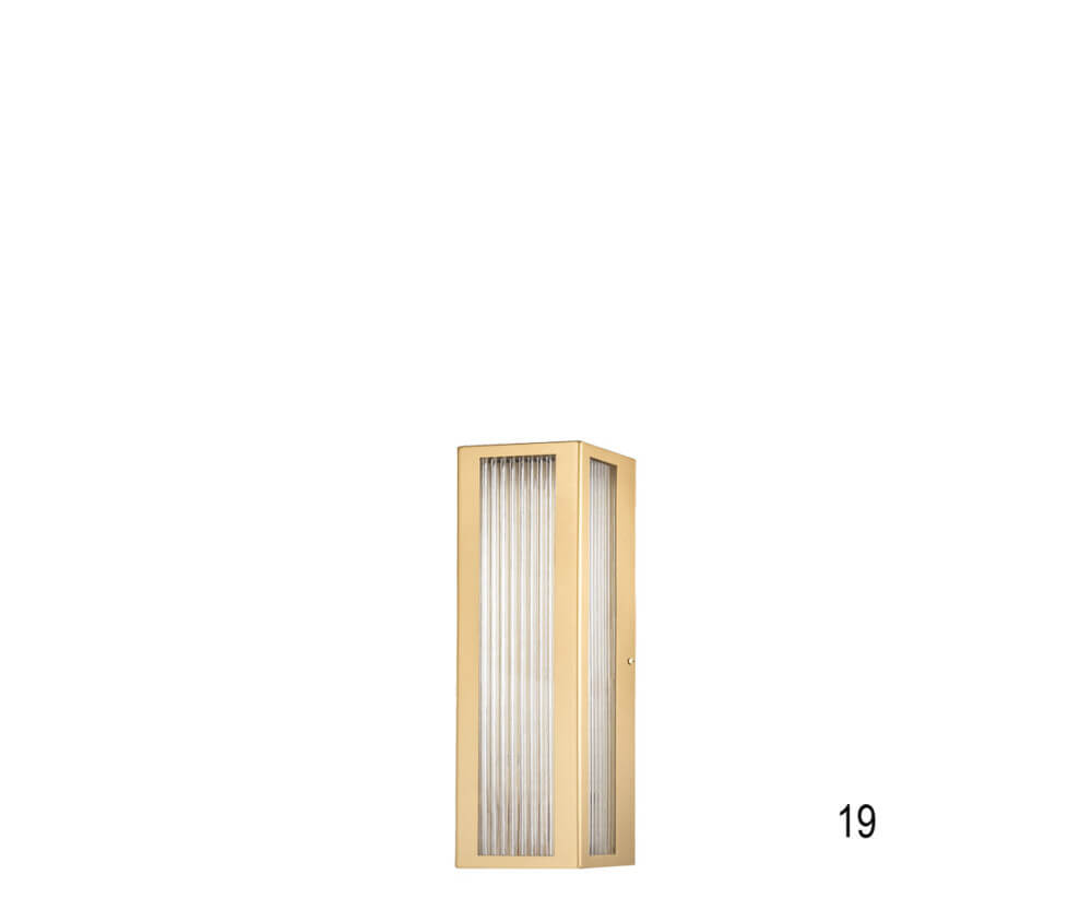 Φωτιστικό Τοίχου 01579 LED 8W H:40 Χρυσό