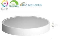 Φωτιστικό Οροφής Macaron LED 32w Ø40cm Λευκό