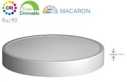 Φωτιστικό Οροφής Macaron LED 32w Ø40cm Γκρι