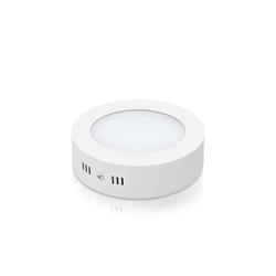 Εξωτερικό Φωτιστικό Οροφής Στρογγυλό Downlight LED 12w Ø17cm Λευκό