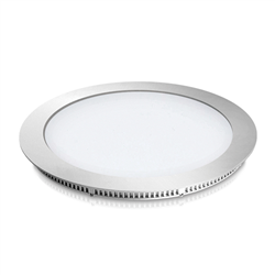 Φωτιστικό Σποτ Χωνευτό Στρόγγυλο Downlight LED 18w Ø220x9mm Τιτάνιο