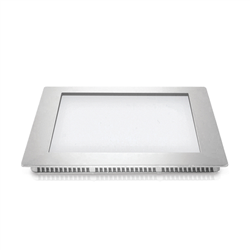 Φωτιστικό Σποτ Χωνευτό Τετράγωνο Downlight LED 18w 220x9mm Τιτάνιο