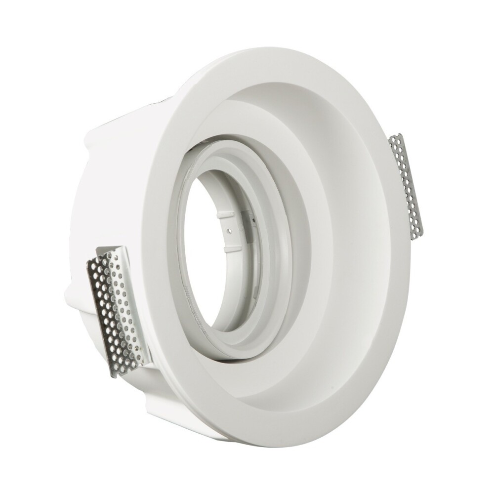 Σποτ Γύψινο Χωνευτό Στρογγυλό G53/R111 20W Λευκό VK/09030