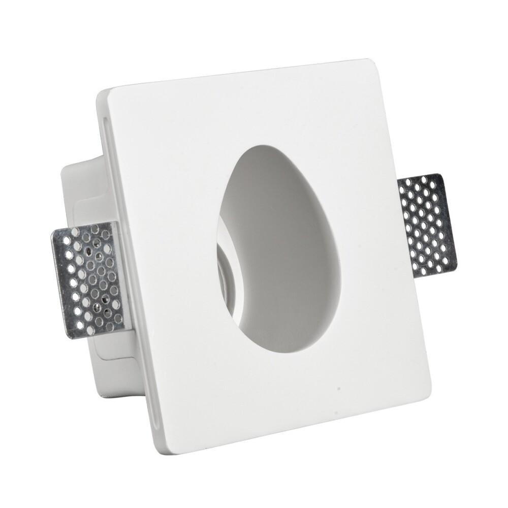 Σποτ Γύψινο Χωνευτό Tετράγωνο Dots G10 12W Λευκό VK/09072