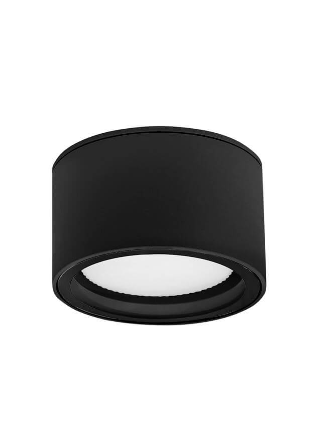 Φωτιστικό Οροφής GX53 7W Μαύρο Focus Nova Luce