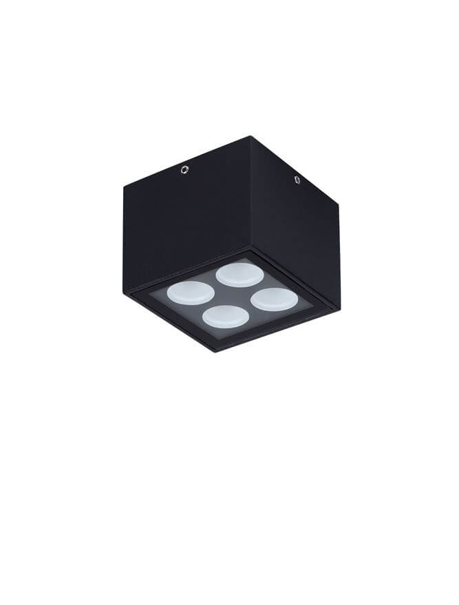 Φωτιστικό Οροφής LED 8W Μαύρο Jax