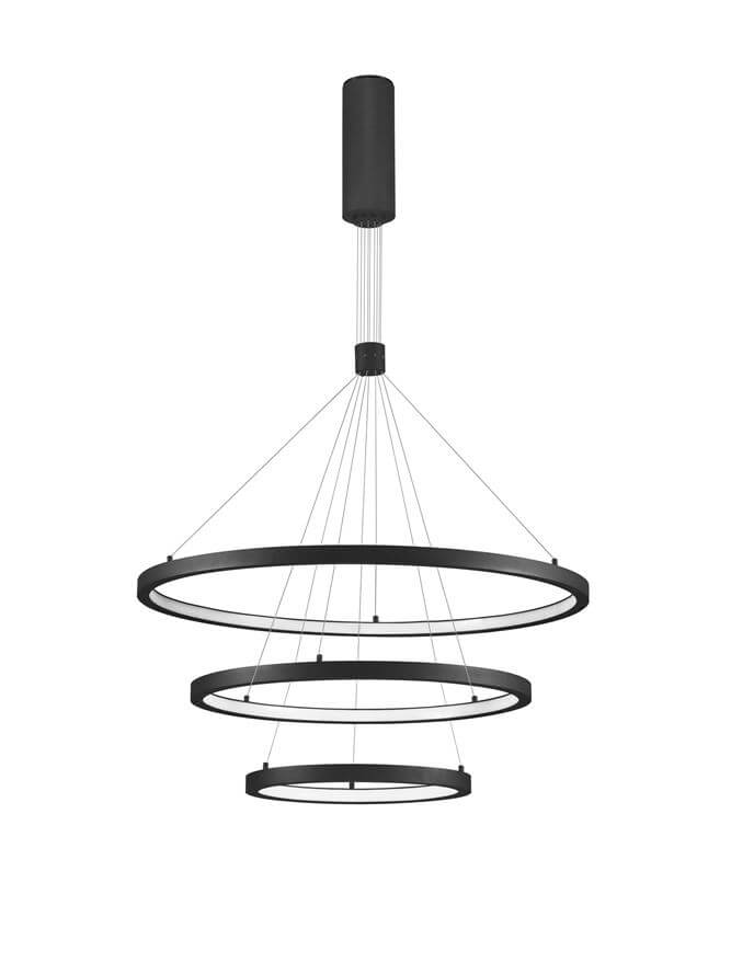 3/Φωτο LED 108W Μαύρο 2244Lm Empatia Nova Luce