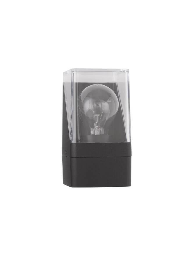 Φωτιστικό Τοίχου E27 1x12W Τετράγωνο Selena Nova Luce