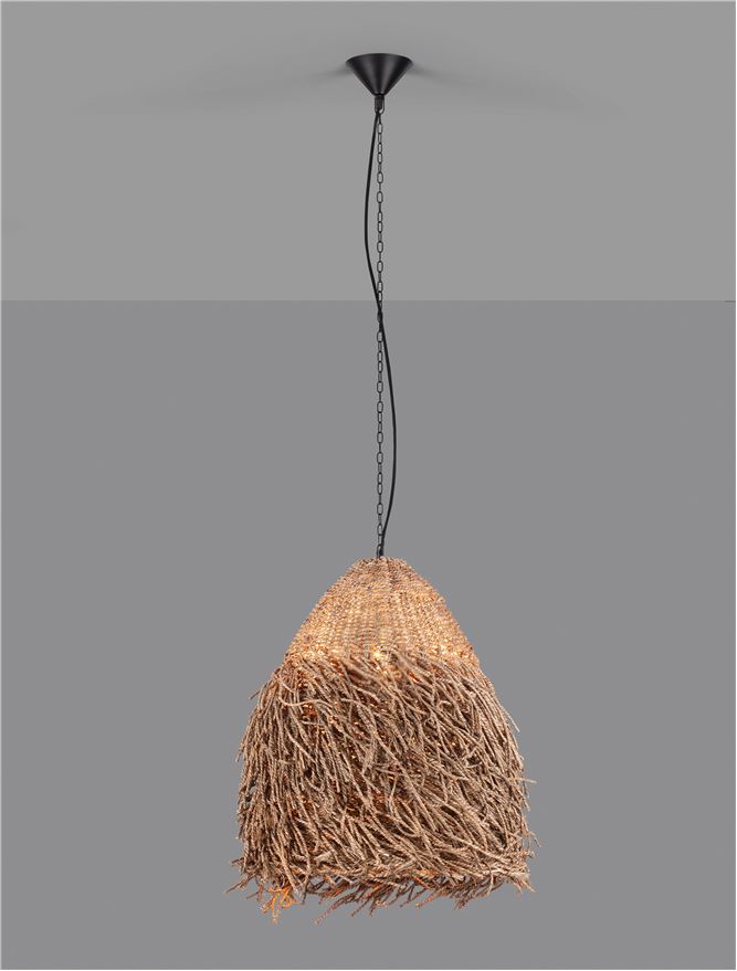 Κρεμαστό Φωτιστικό E27 1x12W 40x55cm Hay