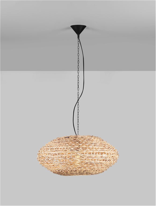 Κρεμαστό Φωτιστικό E27 1x12W 58×29.5cm Bola
