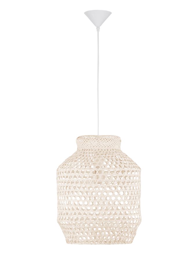 Κρεμαστό Φωτιστικό E27 1x12W 35x44cm Mia Λευκό