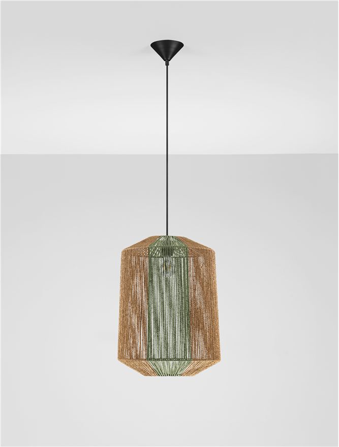 Κρεμαστό Φωτιστικό E27 1x12W 38×50.5cm Dena