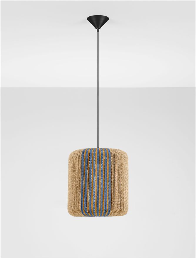 Κρεμαστό Φωτιστικό E27 1x12W 33×36.5cm Abby