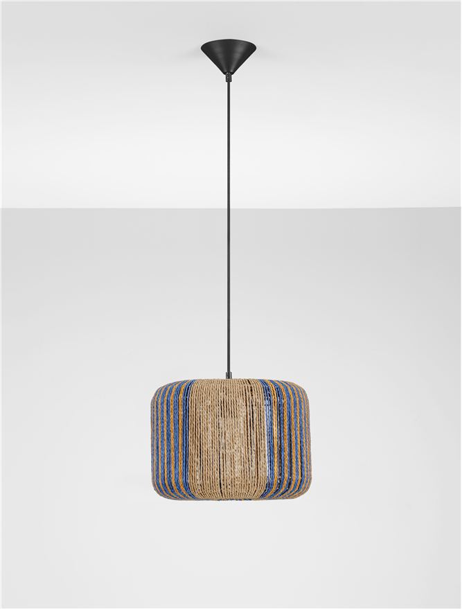 Κρεμαστό Φωτιστικό E27 1x12W 33x25cm Abby