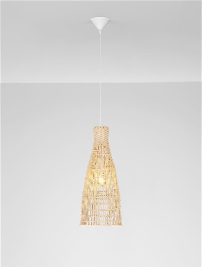Κρεμαστό Φωτιστικό E27 1x12W 24×55.5cm Niro