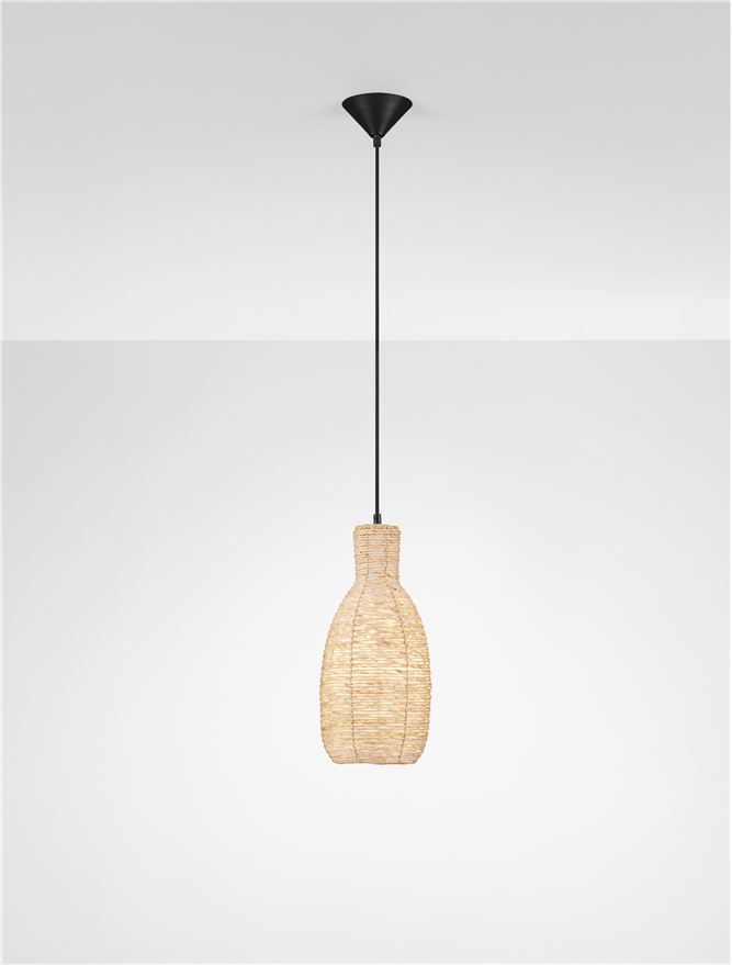 Κρεμαστό Φωτιστικό E27 1x12W 18x39cm Ona