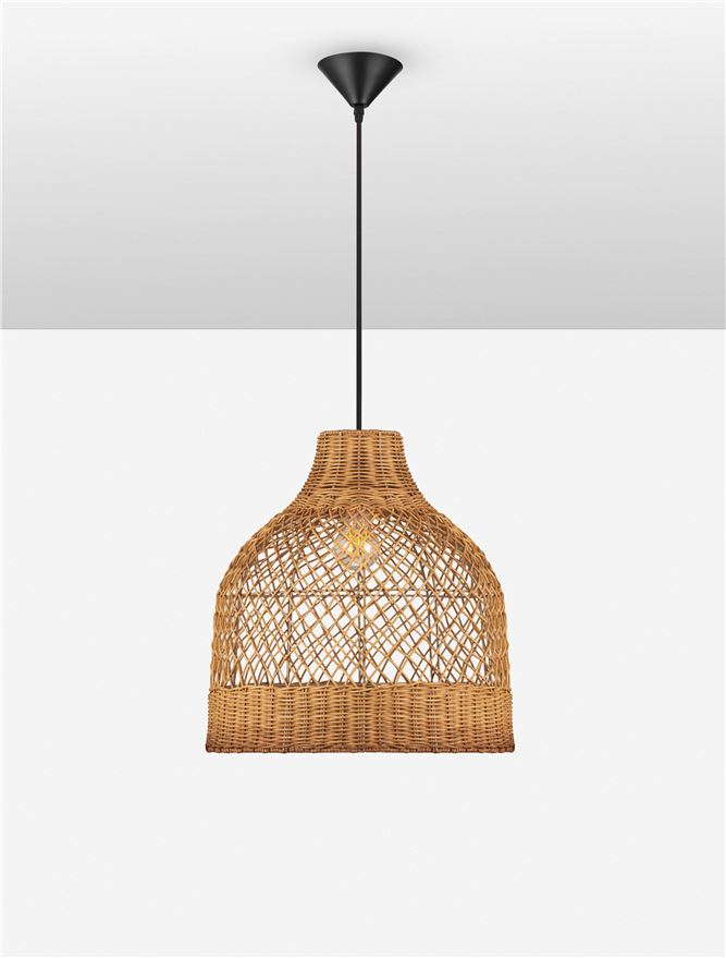 Κρεμαστό Φωτιστικό E27 1x12W 40.5×41.5cm Solita