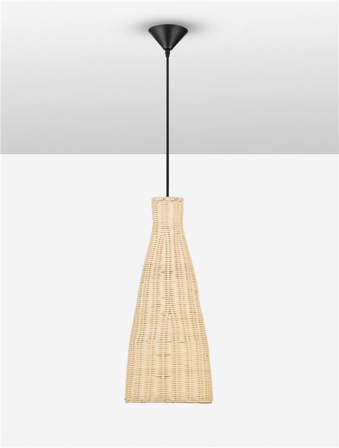 Κρεμαστό Φωτιστικό E27 1x12W 19.5x46cm Rielo