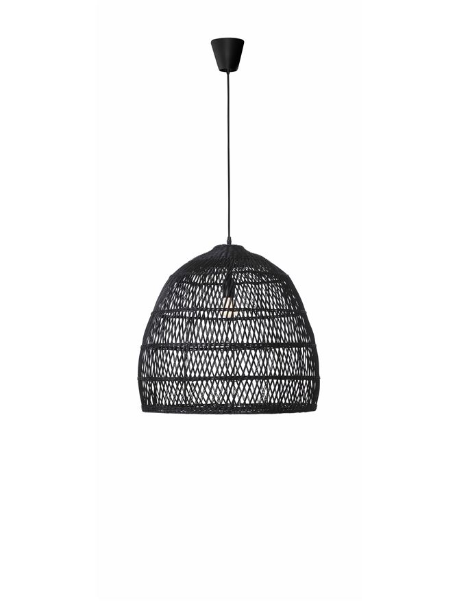 Κρεμαστό Φωτιστικό E27 1x12W 53x49cm DESTIN Μαύρο