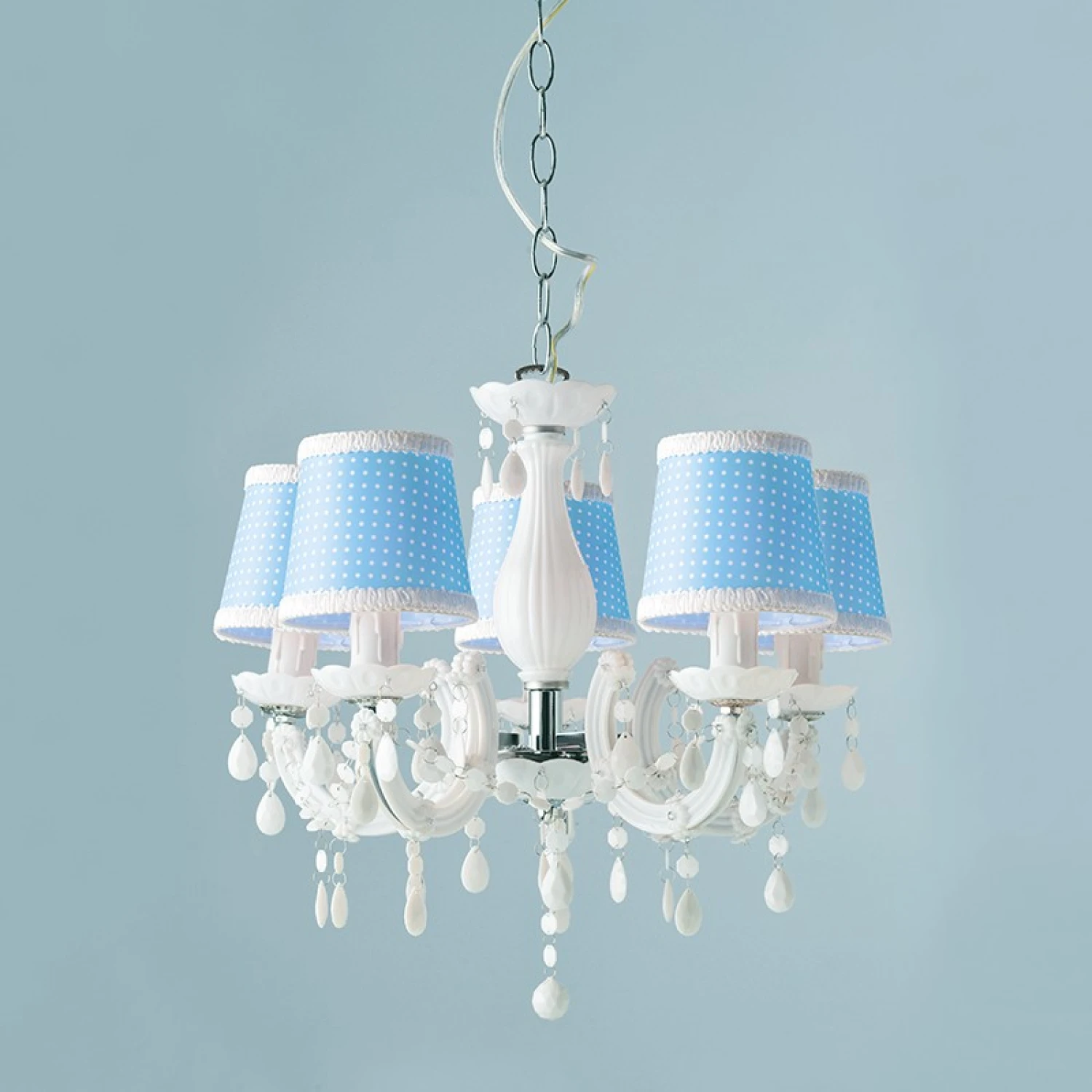 Κρεμαστό 5/Φωτο Ακρυλικό 46x122cm 5xΕ14 NETTO Λευκό