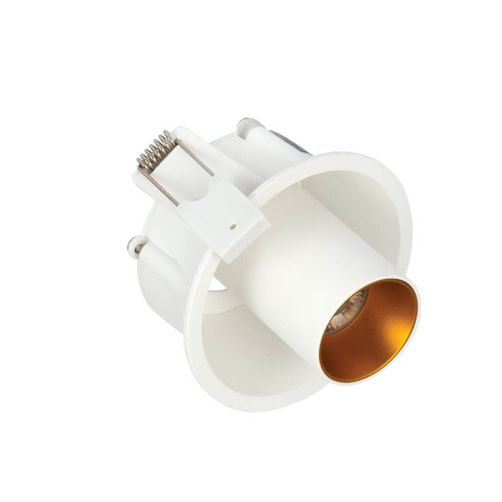Χωνευτό Σποτ Guni LED 7W Λευκό-Χρυσό VK/04147/W/W