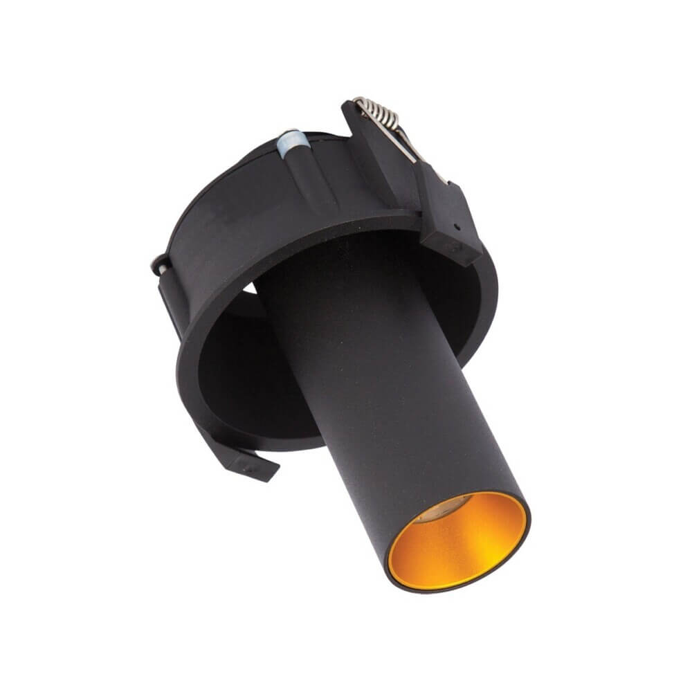 Χωνευτό Σποτ Guni LED 13W Μαύρο-Χρυσό VK/04148/B/W