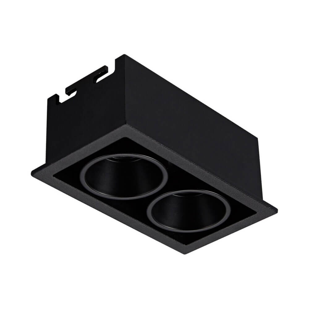 2/Φωτο Χωνευτό Σποτ Suti LED 7W 5.6×9.9×4.5cm Μαύρο VK/04299/B