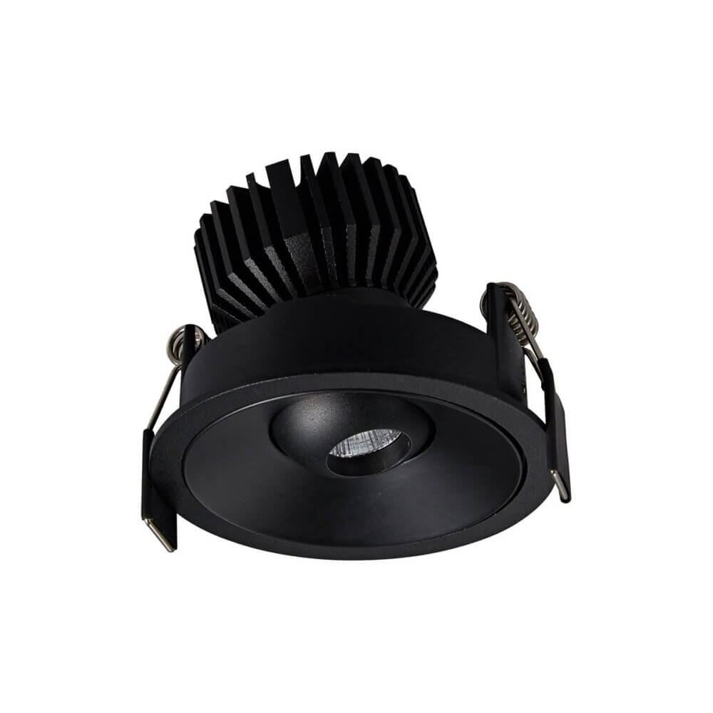 Χωνευτό Σποτ Presto LED 7W Μαύρο VK/04345/B/C