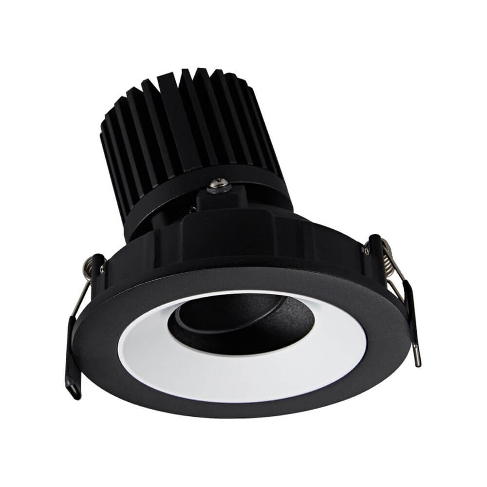 Χωνευτό Σποτ Presto LED 12W Μαύρο-Λευκό VK/04346/WB/C