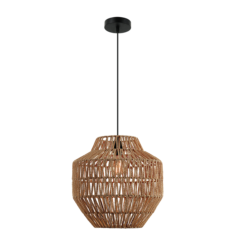 Μονόφωτο 20236 E27 40W 40x40cm Μπαμπού