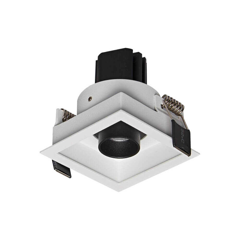 Χωνευτό Σποτ Eye LED 5W 6.7cm Λευκό-Μαύρο VK/04449/WB