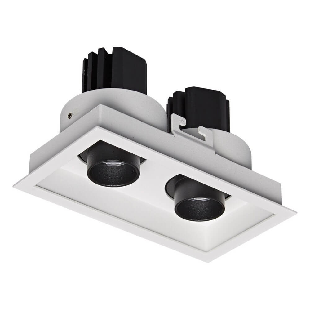 Χωνευτό Σποτ Eye LED 11W 12.1×6.7cm Λευκό-Μαύρο VK/04450/WB