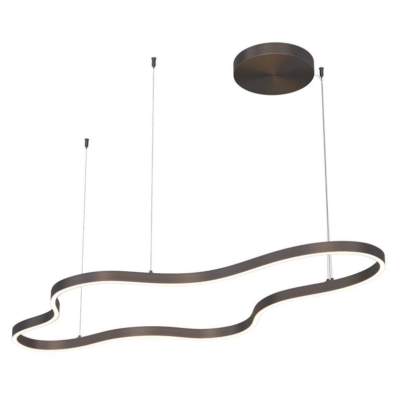Κρεμαστό Φωτιστικό 25416 LED 95W 127x60x3.2cm Καφέ