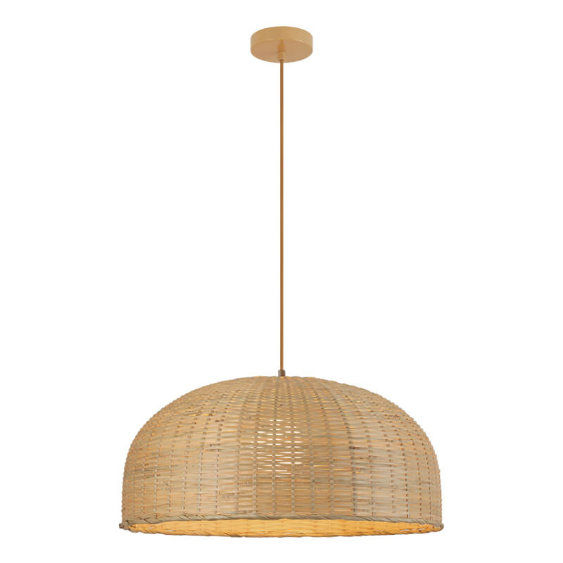 Μονόφωτο 25442 E27 40W 53x24cm Ραττάν-Καφέ