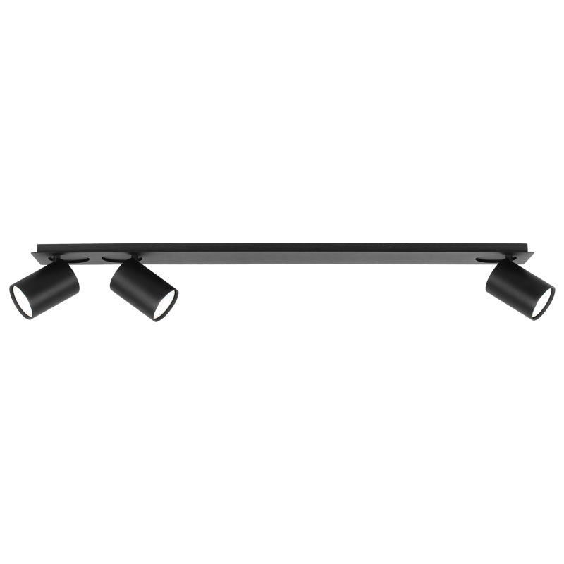 Σποτ Οροφής 2668 GU10 5W 70×8.5x10cm Μαύρο