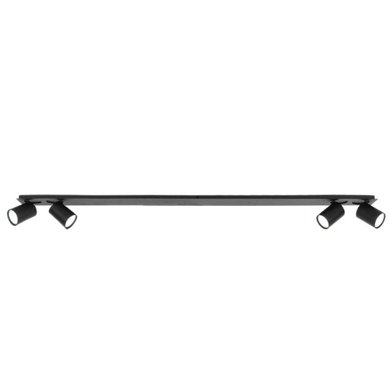 Σποτ Οροφής 2671 GU10 5W 120×8.5x10cm Μαύρο