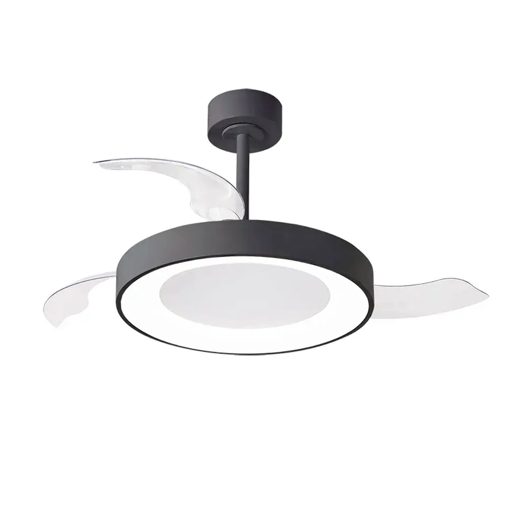 Ανεμιστήρας Οροφής Niseko Με Φωτισμό LED 50W 106x42cm Μαύρο