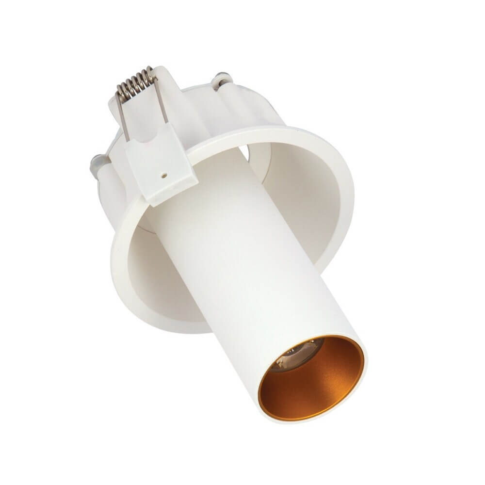 Χωνευτό Σποτ Guni LED 13W Λευκό-Χρυσό VK/04148/W/W