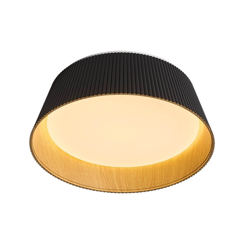 Πλαφονιέρα Aelia LED 30W 46cm Μαύρο VK/04707/CE/D/B/W