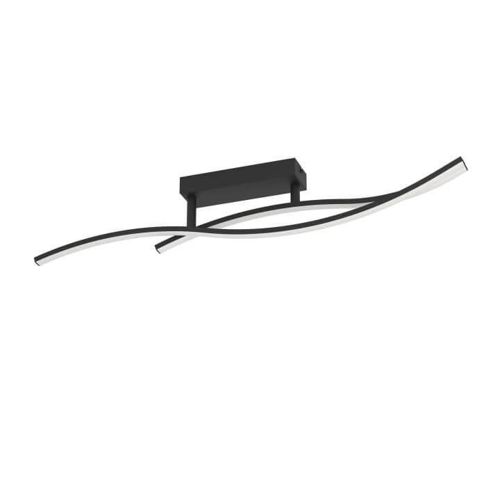 Γραμμικό Οροφής GRISOLIA LED 12W 85x6x15cm Μαύρο
