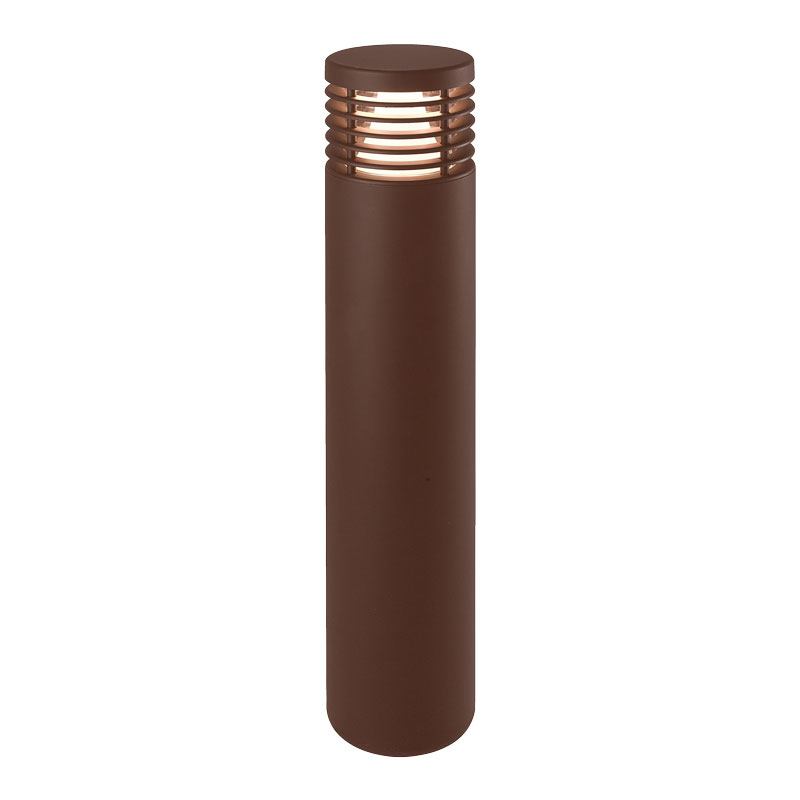 Εξωτερική Κολόνα E345-27 LED 10W 12x50cm Καφέ