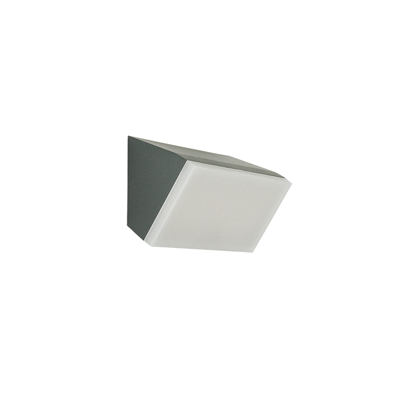 Εξωτερικό Φωτιστικό Τοίχου E417 LED 10W 9x18x9cm Γραφίτης