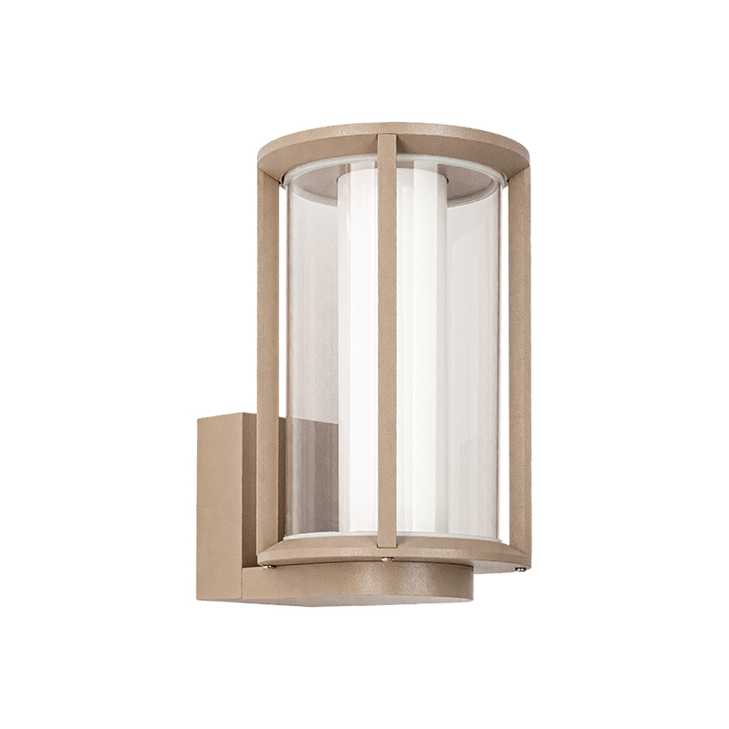 Εξωτερικό Φωτιστικό Τοίχου E427 LED 13W 15.8×12.5×20.6cm Καφέ