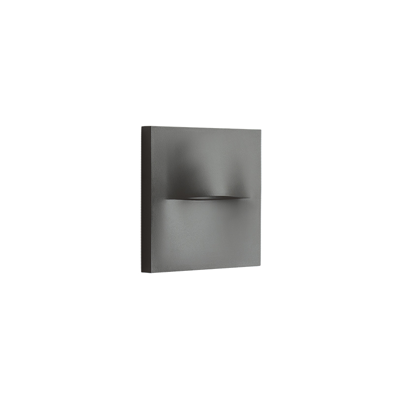 Εξωτερικό Φωτιστικό Τοίχου E446 LED 6.5W 4.3x16x17.2cm Γραφίτης